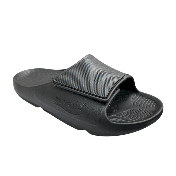 Sovella Active Recovery Sandals Men's PF Velcro Slide Black