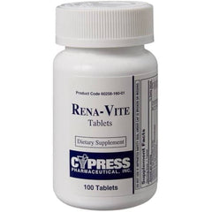 Rena-Vite Dietary Supplement, Specialized Renal Vitamin Formula, 100 Count