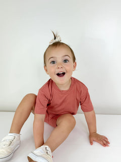 Bamboo Tee & Bike Shorts - sold as separates