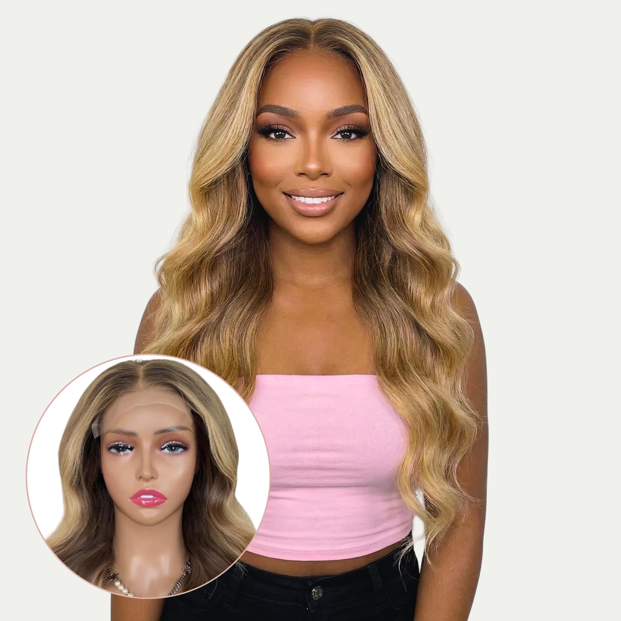 Raw Aubrey Glueless 5x5 HD Lace Professionally Colored 100% Human Hair Closure Wig