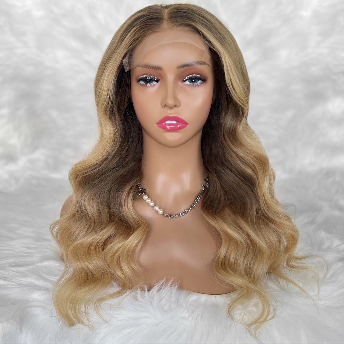 Raw Aubrey Glueless 5x5 HD Lace Professionally Colored 100% Human Hair Closure Wig
