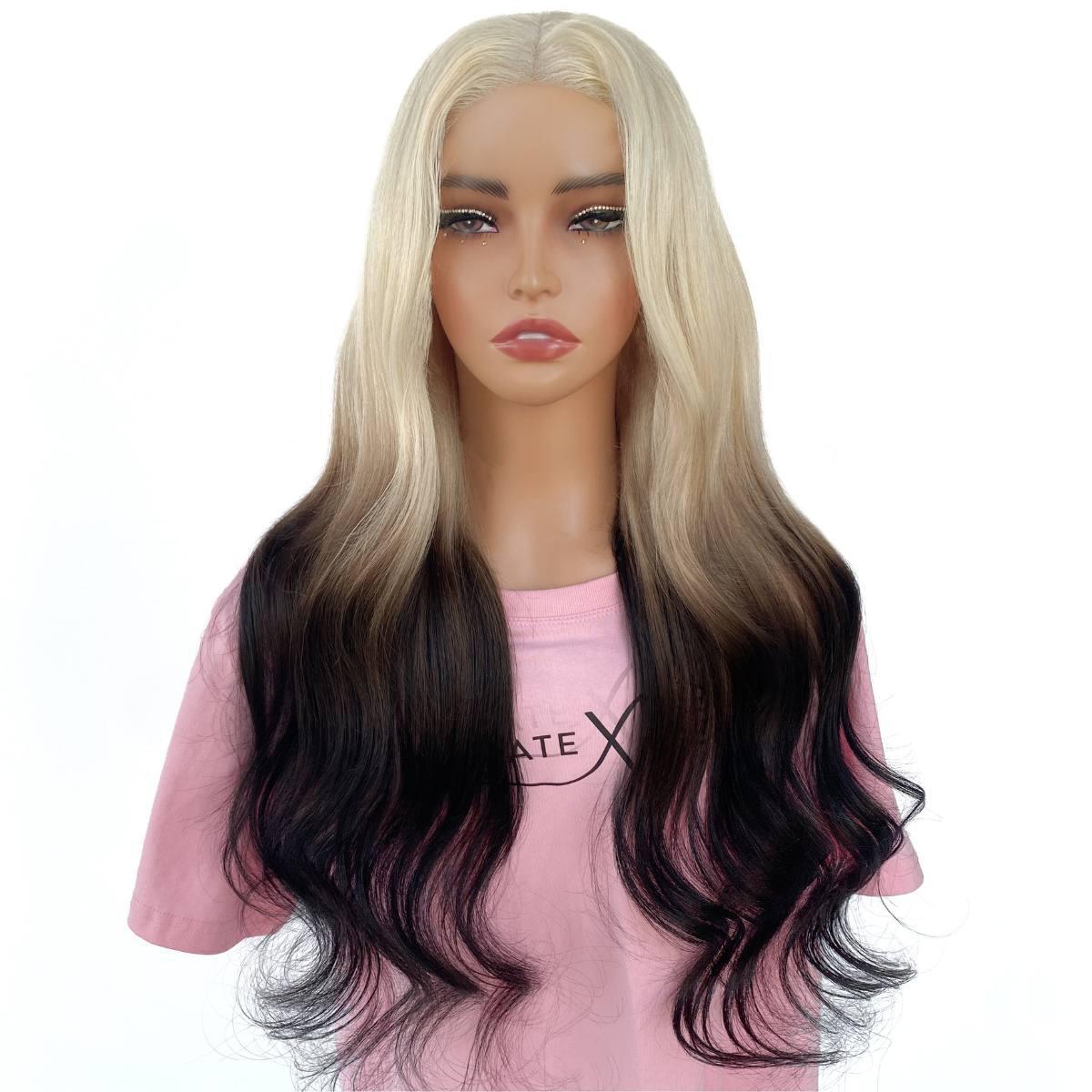 Raw Aurora Glueless 5x5 HD Lace Professionally Colored 100% Human Hair Closure Wig