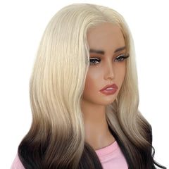 Raw Aurora Glueless 5x5 HD Lace Professionally Colored 100% Human Hair Closure Wig