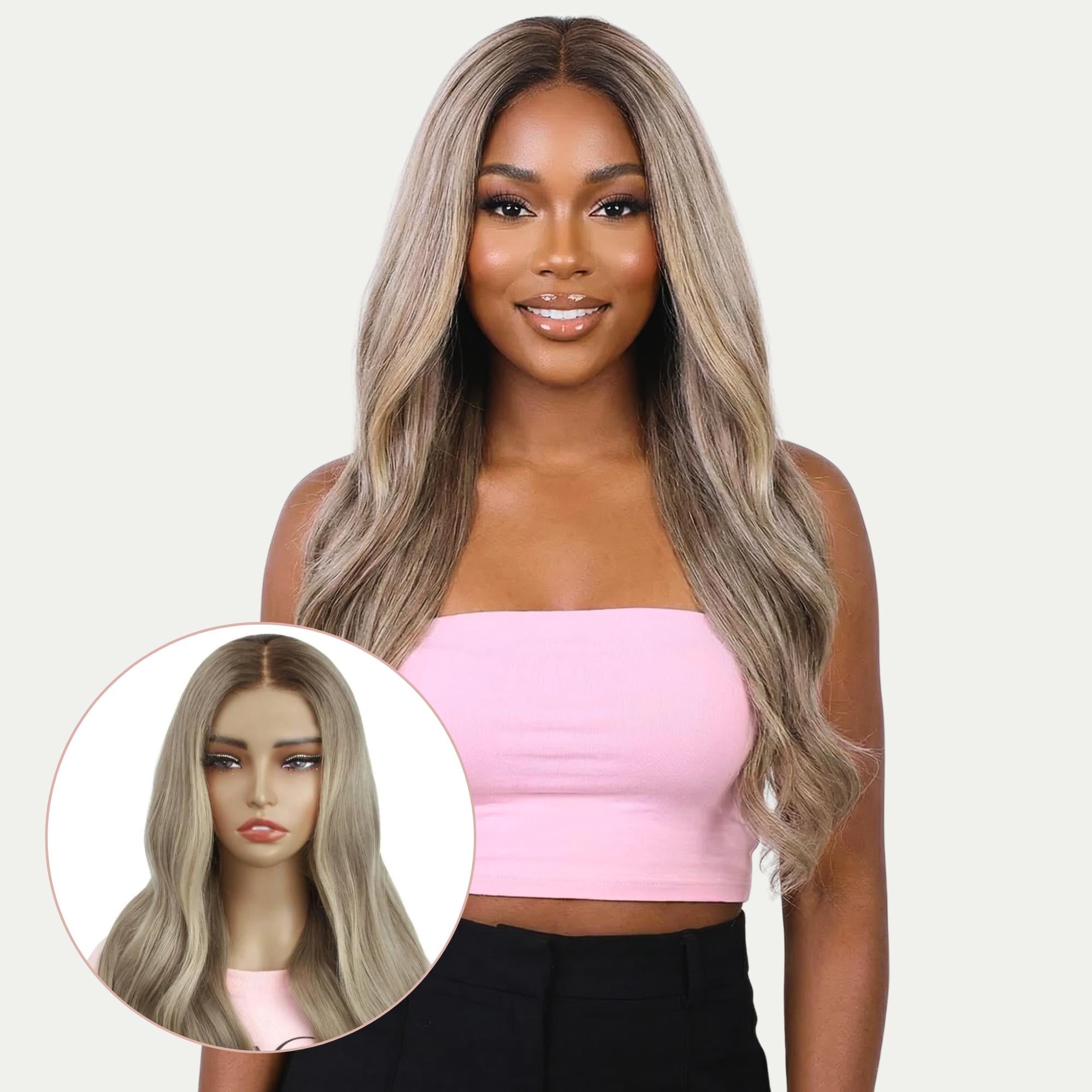 Raw Autumn Glueless 5x5 HD Lace Professionally Colored 100% Human Hair Closure Wig