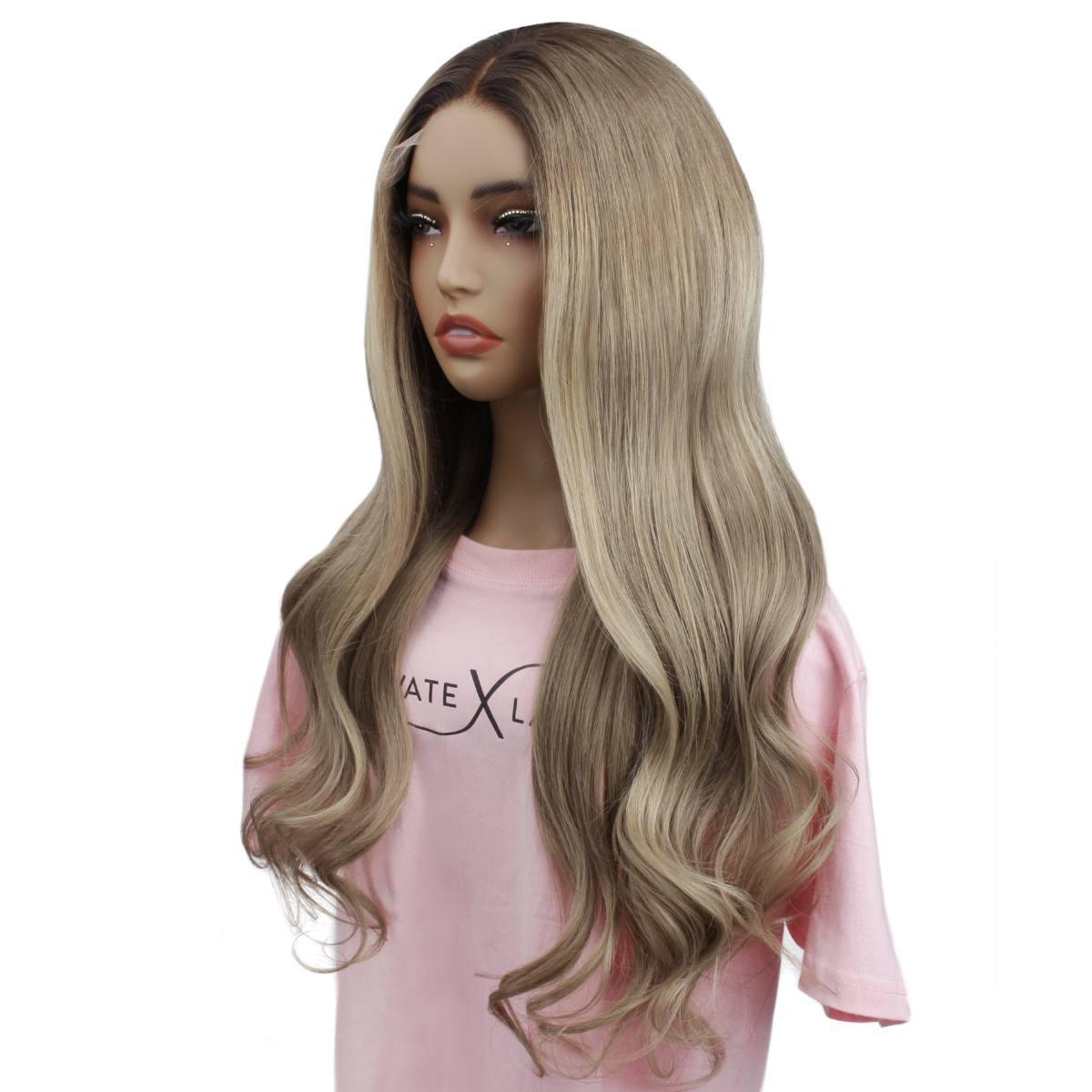 Raw Autumn Glueless 5x5 HD Lace Professionally Colored 100% Human Hair Closure Wig