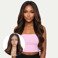 Raw Celine Glueless 5x5 HD Lace Professionally Colored 100% Human Hair Closure Wig