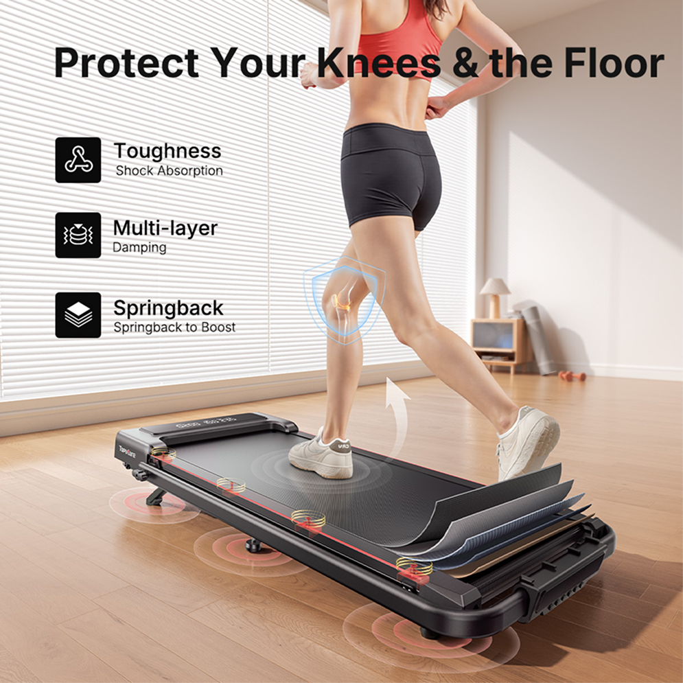 Toputure TP4 2 in 1 Incline Treadmill for Home