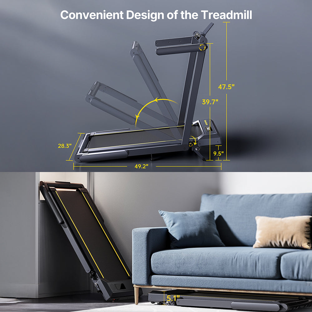 Toputure TP5 Foldable Treadmill with 12% Incline