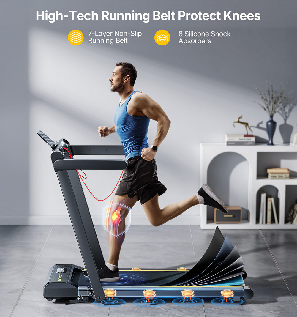 Toputure TP5 Foldable Treadmill with 12% Incline