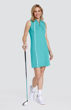 Mika 36.5" Dress - Blue Turquoise