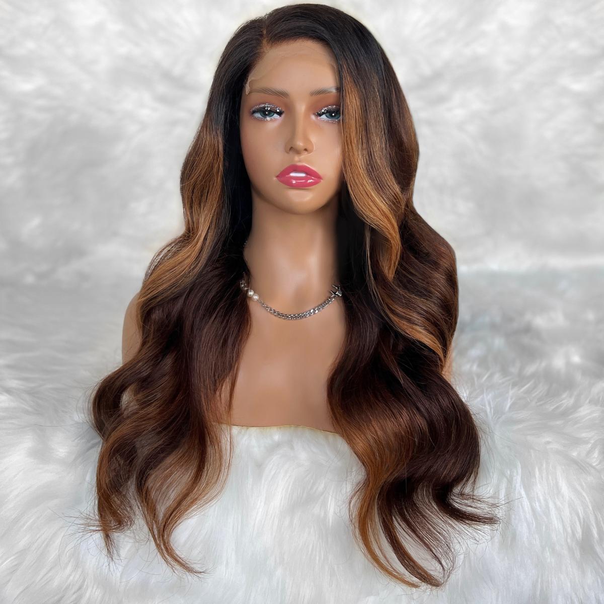 Raw Giselle Glueless 5x5 HD Lace Professionally Colored 100% Human Hair Closure Wig