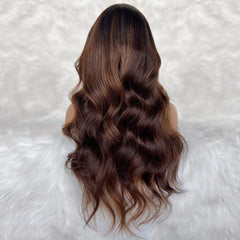 Raw Giselle Glueless 5x5 HD Lace Professionally Colored 100% Human Hair Closure Wig