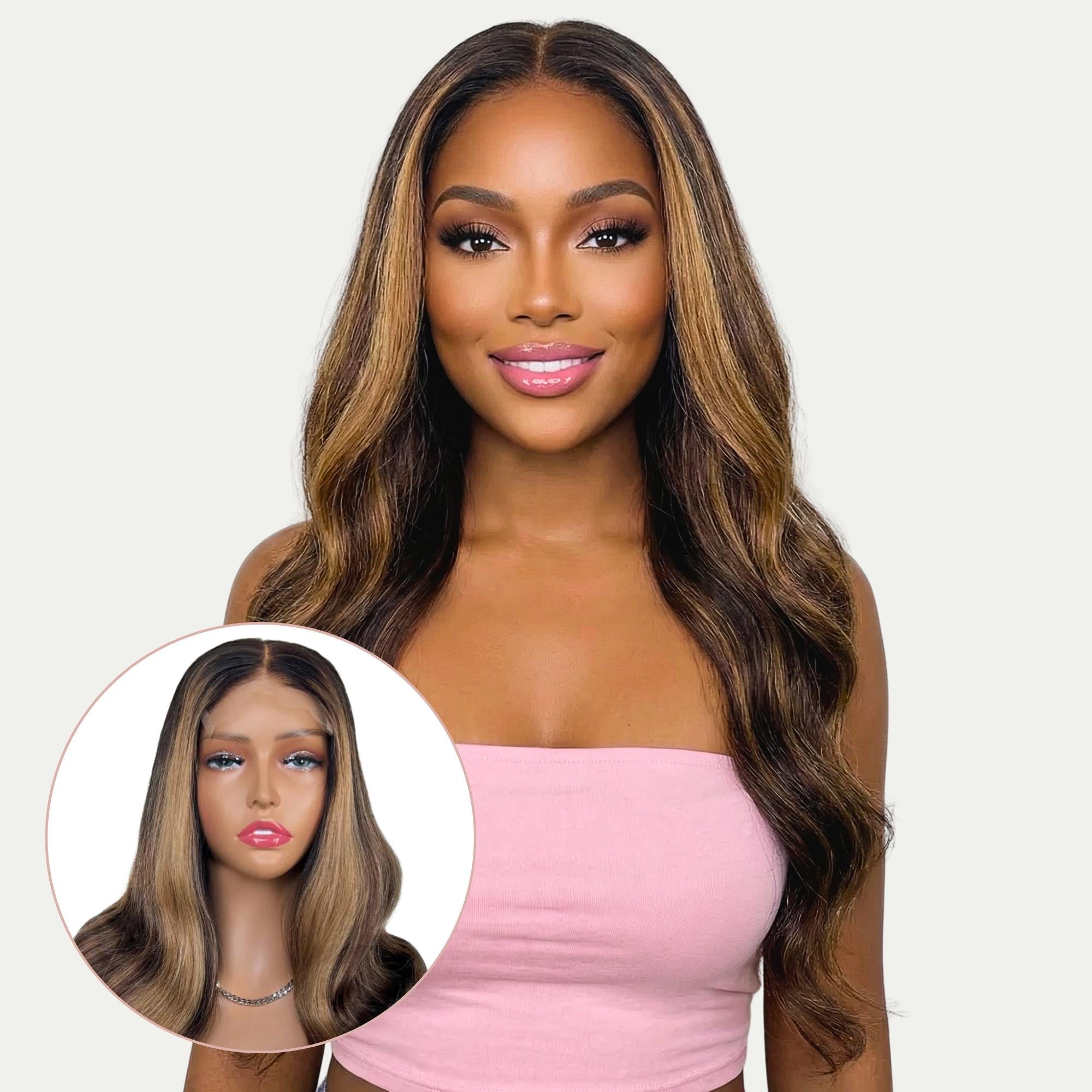 Raw Harper Glueless 5x5 HD Lace Professionally Colored 100% Human Hair Closure Wig