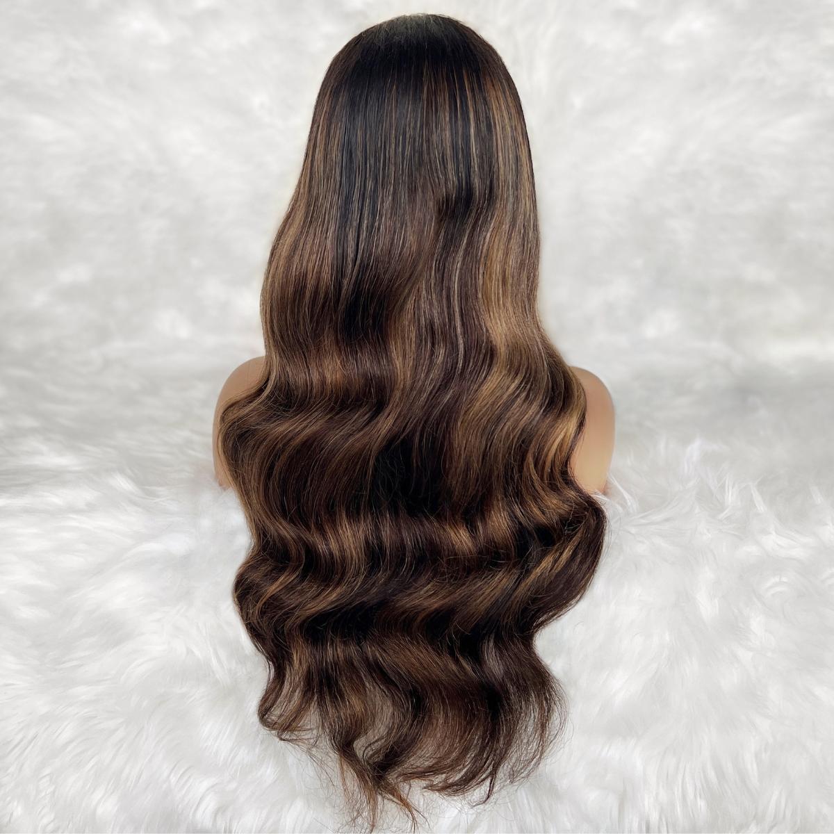 Raw Harper Glueless 5x5 HD Lace Professionally Colored 100% Human Hair Closure Wig