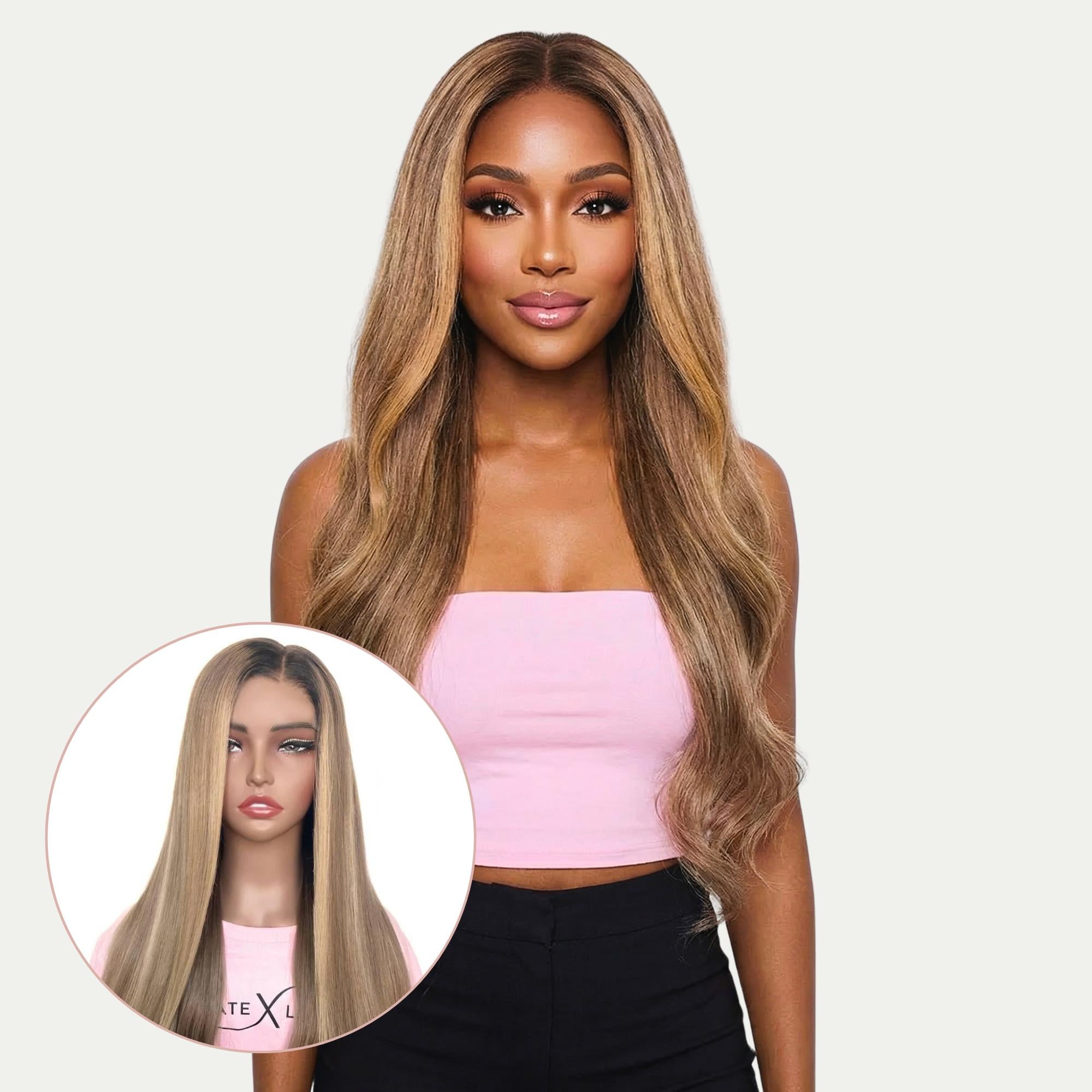 Raw Hazel Glueless 5x5 HD Lace Professionally Colored 100% Human Hair Closure Wig