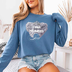 I Was Promised Tea Comfort Colors Long Sleeve – Regency BookTok Shirt