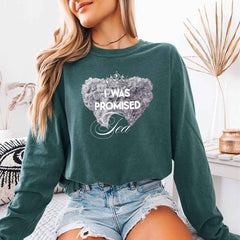 I Was Promised Tea Comfort Colors Long Sleeve – Regency BookTok Shirt