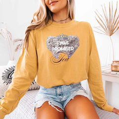 I Was Promised Tea Comfort Colors Long Sleeve – Regency BookTok Shirt