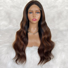 Raw Jada Glueless 5x5 HD Lace Professionally Colored 100% Human Hair Closure Wig