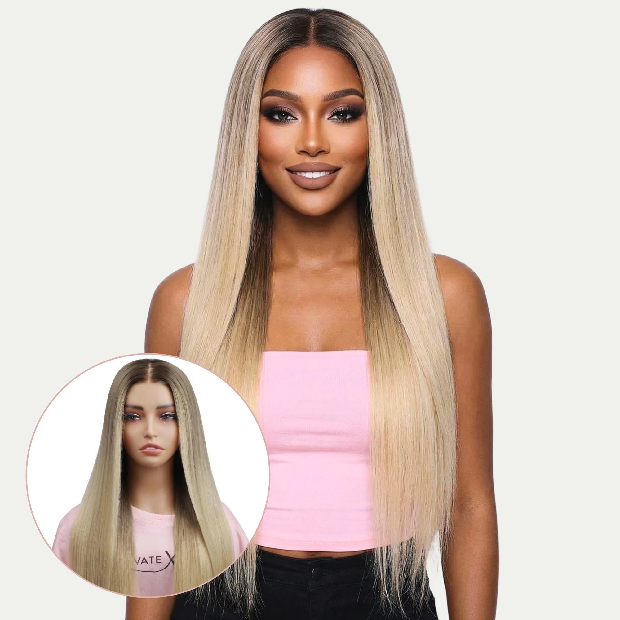 Raw Jezebel Glueless 5x5 HD Lace Professionally Colored 100% Human Hair Closure Wig