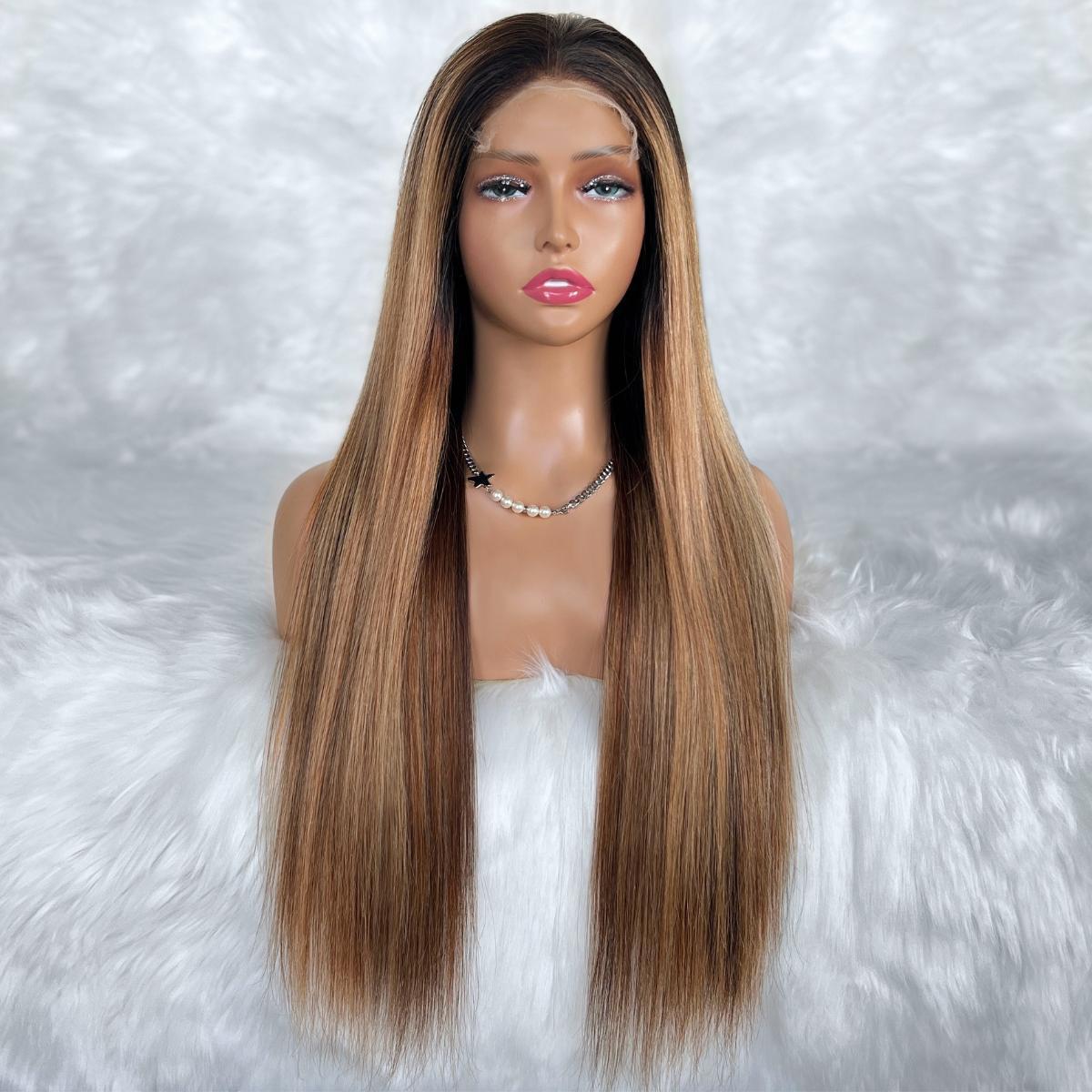 Raw Layla Glueless 5x5 HD Lace Professionally Colored 100% Human Hair Closure Wig