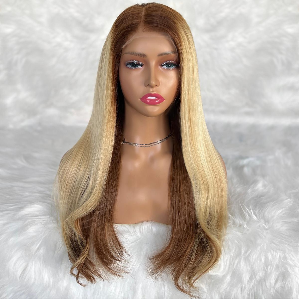 Raw Monique Glueless 5x5 HD Lace Professionally Colored 100% Human Hair Closure Wig