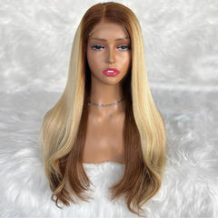 Raw Monique Glueless 5x5 HD Lace Professionally Colored 100% Human Hair Closure Wig