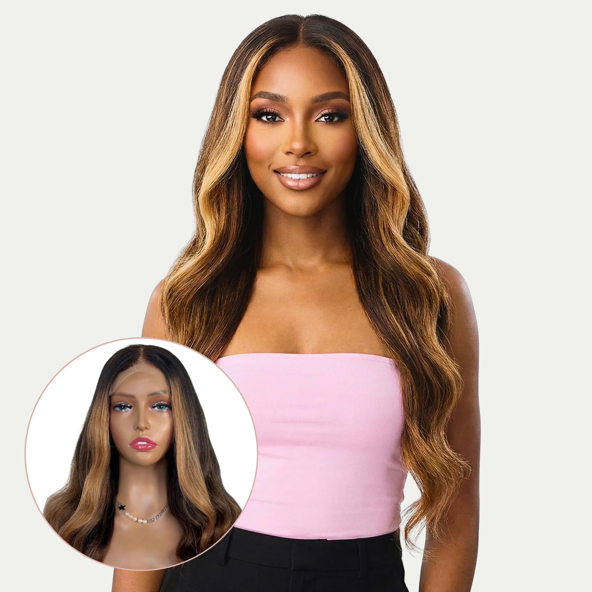 Raw Mystique Glueless 5x5 HD Lace Professionally Colored 100% Human Hair Closure Wig