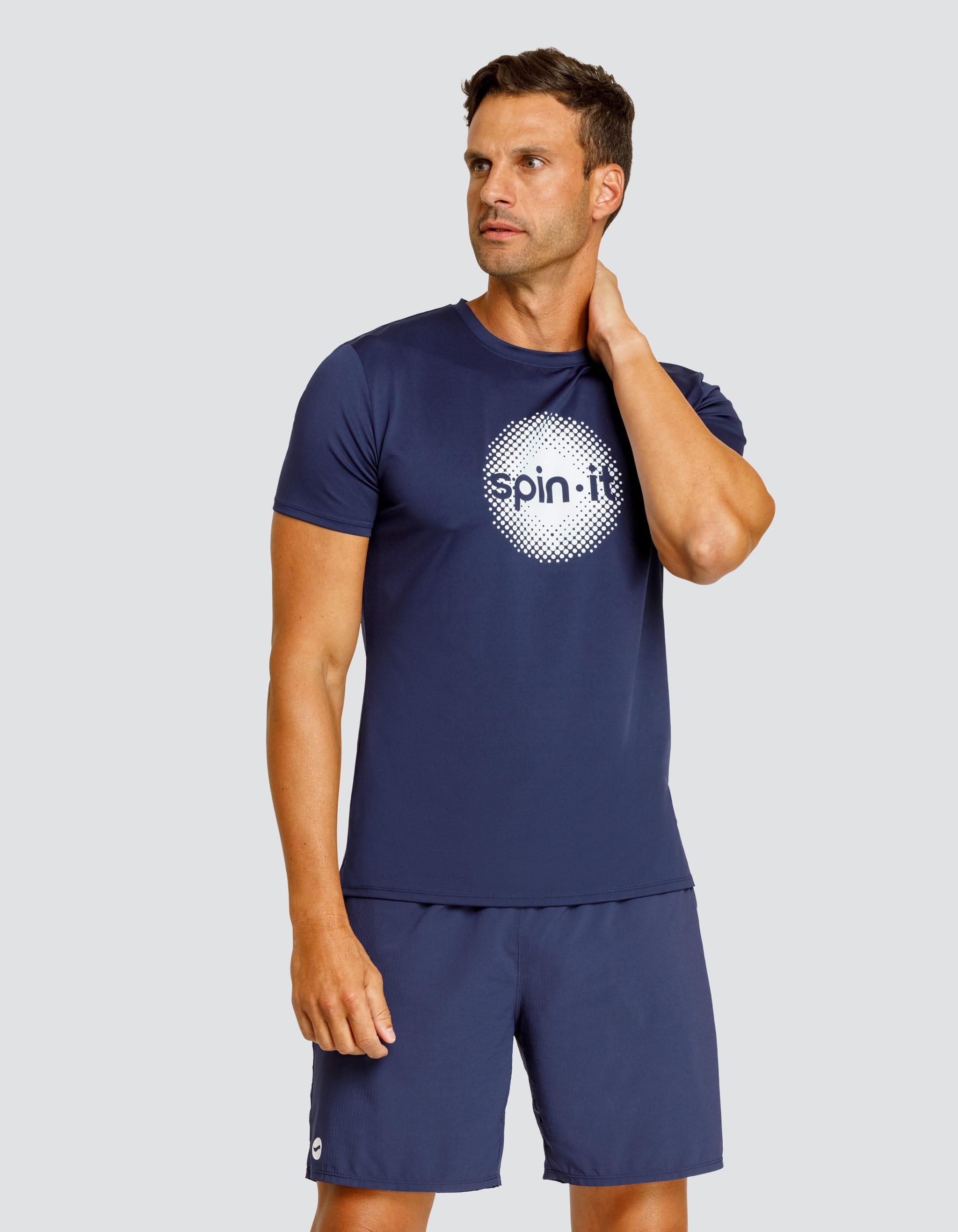 Ben Short Sleeve Top - Navy Blue