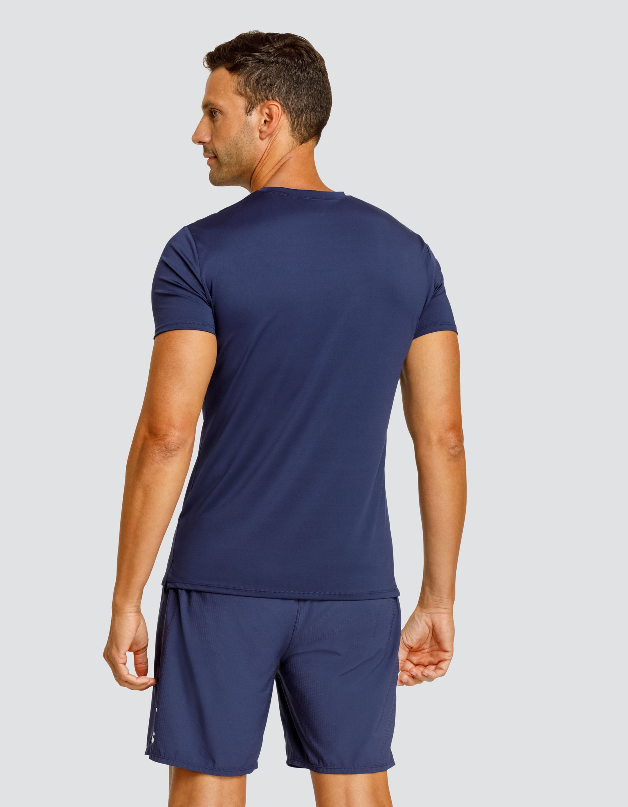 Ben Short Sleeve Top - Navy Blue