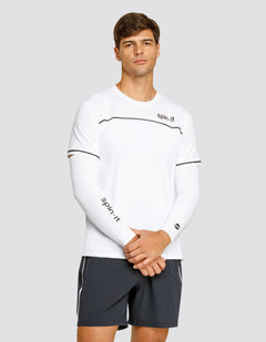 Elevate Compression Sleeves - Chalk White