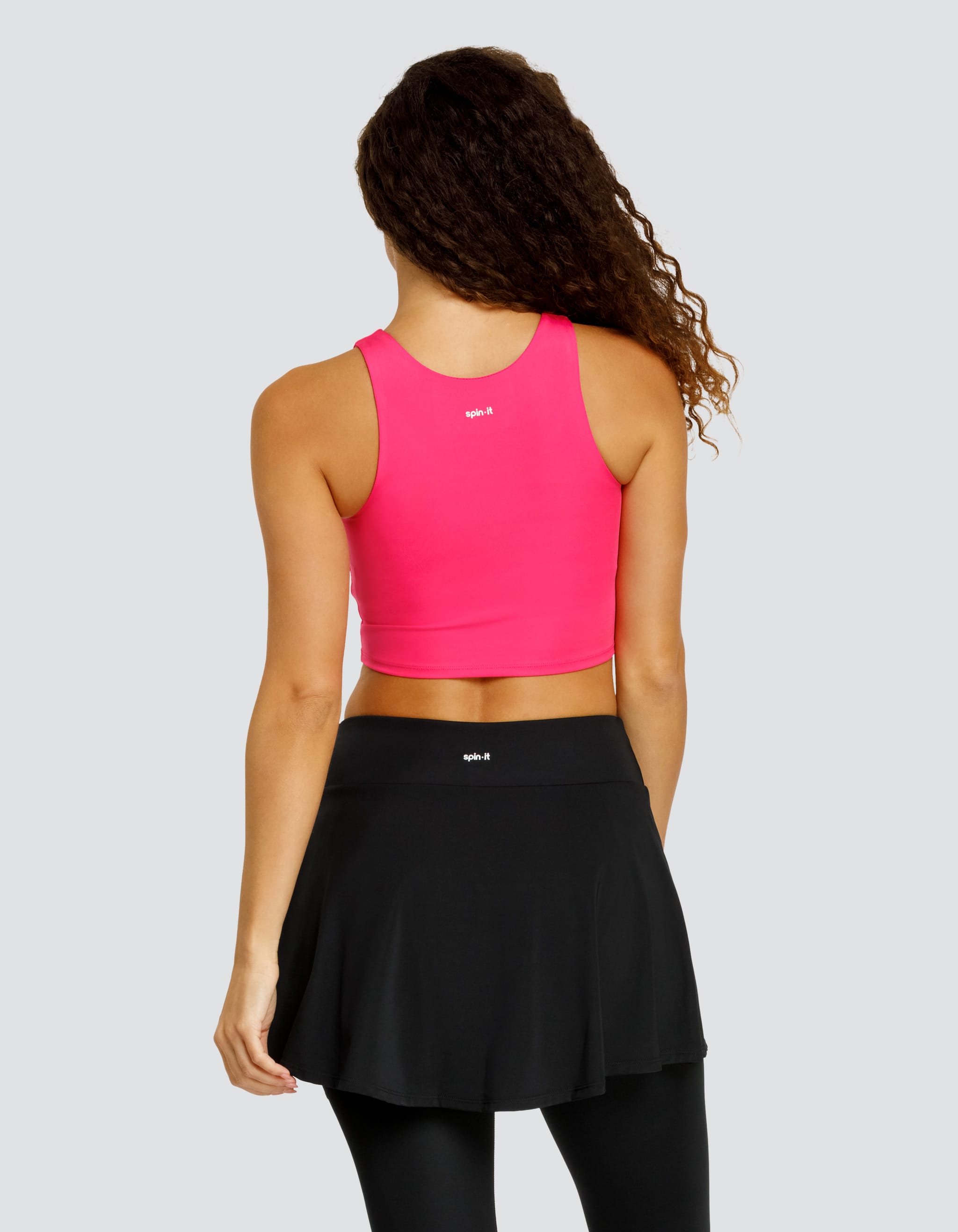 Claud Longline Sports Bra - Vivid Pink