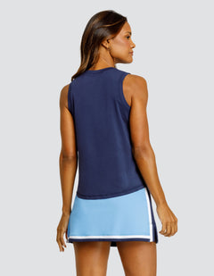 Machli Tank - Navy Blue Logo