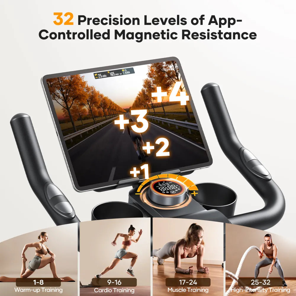 Toputure TEB5 Magnetic Exercise Bike for Indoor Cycling