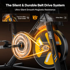 Toputure TEB5 Magnetic Exercise Bike for Indoor Cycling