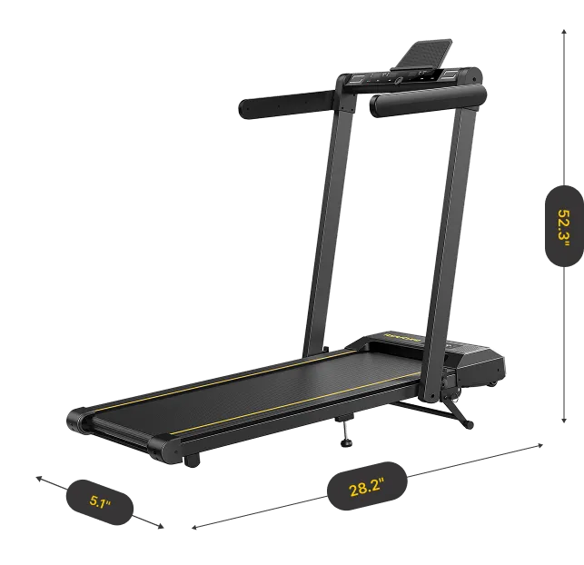 Toputure TP5 Foldable Treadmill with 12% Incline