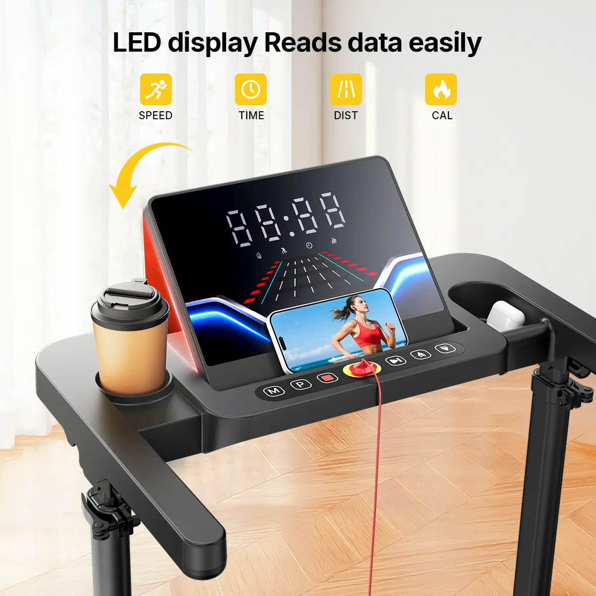 【NEW】Toputure TP7 Standing Desk Treadmill with Laptop Desk