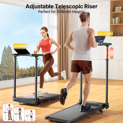 【NEW】Toputure TP7 Standing Desk Treadmill with Laptop Desk