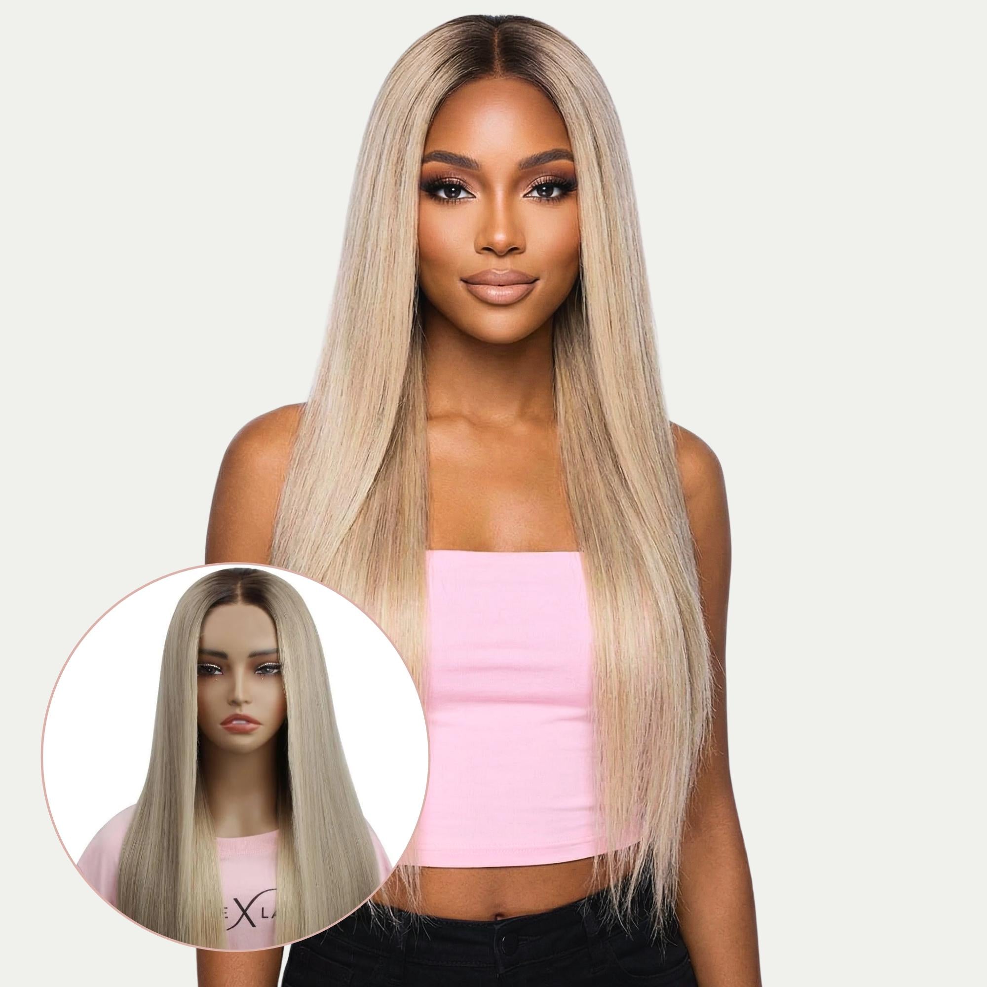 Raw Tiffany Glueless 5x5 HD Lace Professionally Colored 100% Human Hair Closure Wig