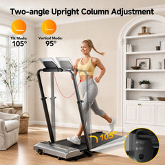 Toputure TP6 Treadmill with Adjustable Handles