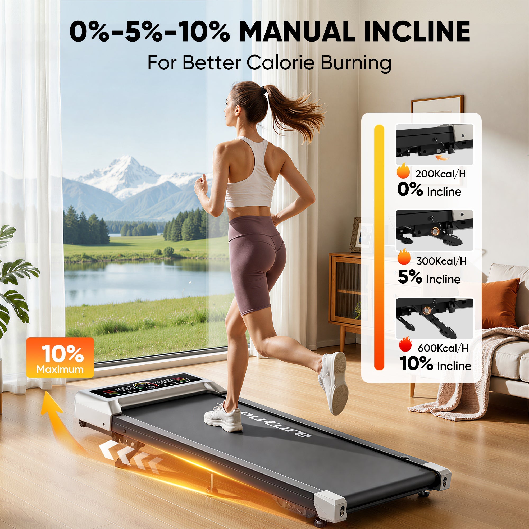 Toputure TP8 Under Desk Walking Pad for Home & Office