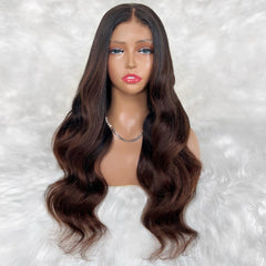 Raw Victoria Glueless 5x5 HD Lace Professionally Colored 100% Human Hair Closure Wig