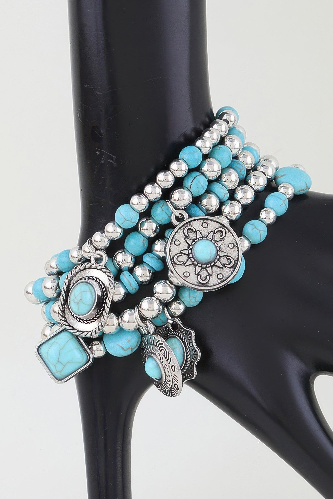 Antique Summer Hat Beaded Bracelet