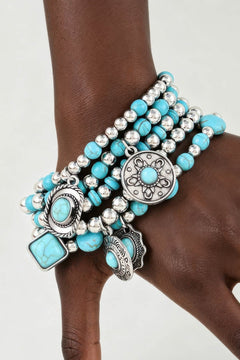 Antique Summer Hat Beaded Bracelet