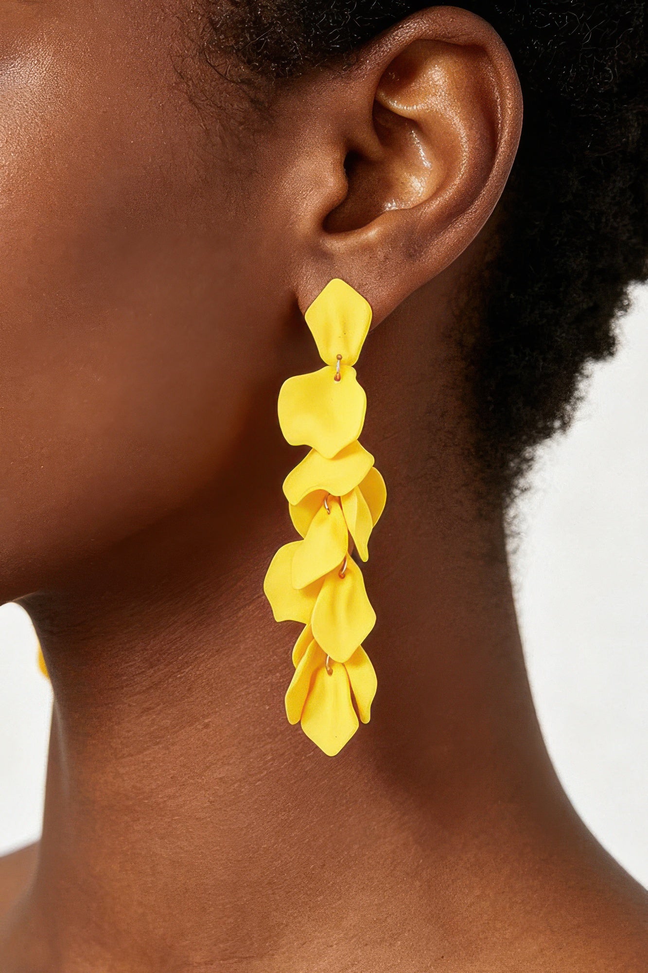 Bright Petal Blossom Drop Earrings