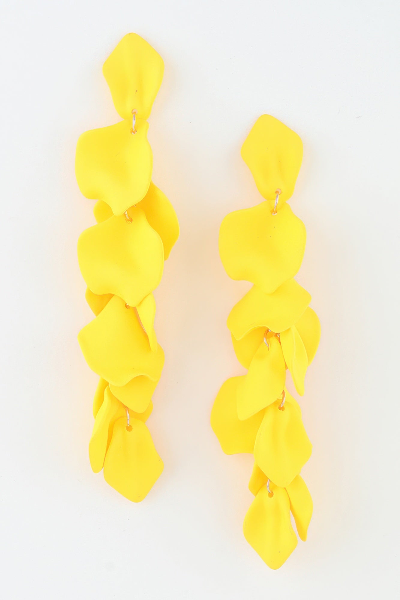 Bright Petal Blossom Drop Earrings