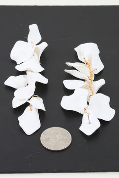 Bright Petal Blossom Drop Earrings