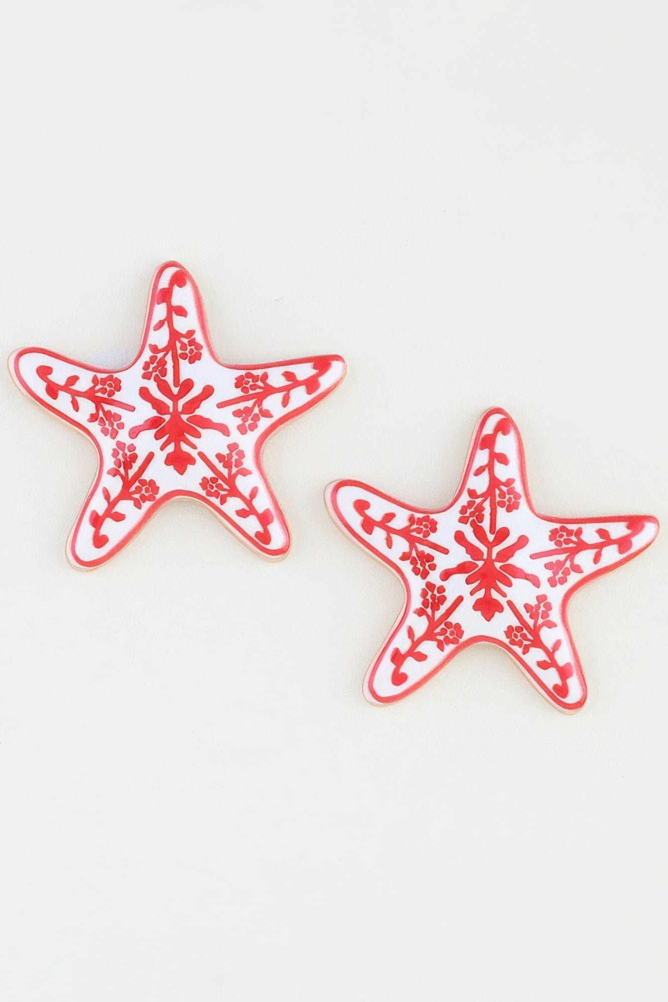 Antique Starfish Stud Earrings