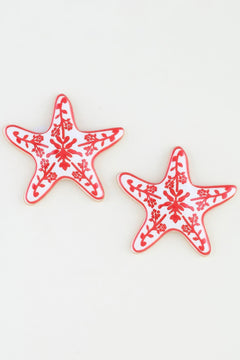Antique Starfish Stud Earrings