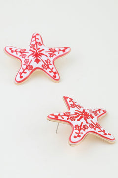 Antique Starfish Stud Earrings